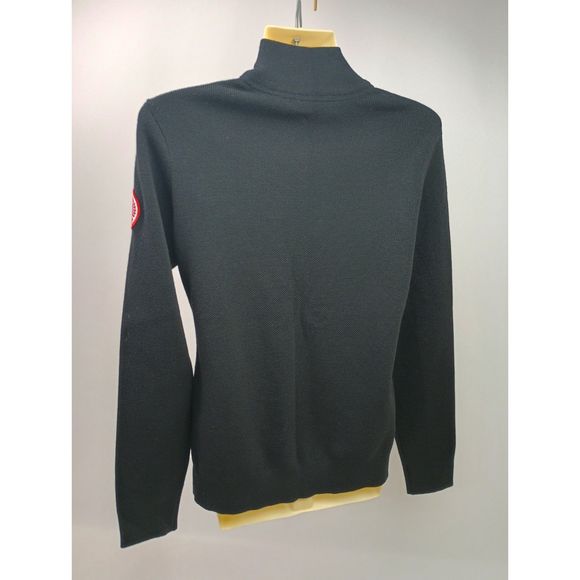 Canada Goose Women's Black WindBridge Full Zip Sweater Jacket Size XS 6834L - Picture 2 of 6